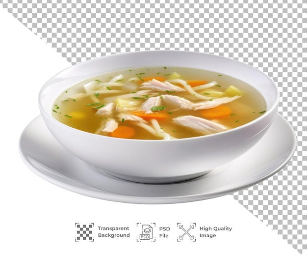 PSD Chicken Soup isolated