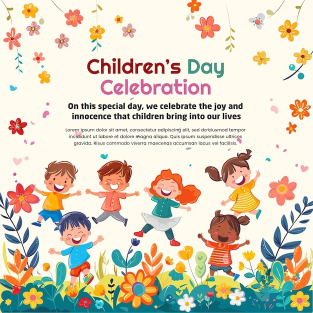 PSD Children Day Poster banner Flyer