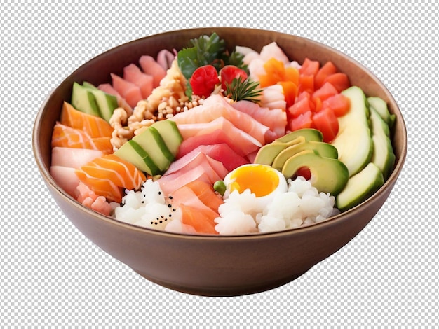 PSD psd chirashi png on a transparent background