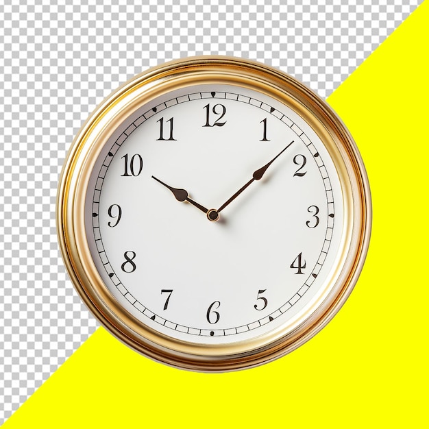 PSD psd clock isolated on with transparent background