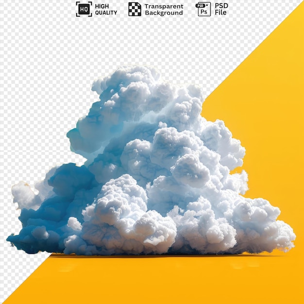 psd cloud isolated on transparent background no other objects detected in the image