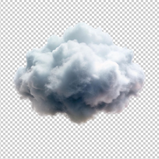 PSD psd of cloud on transparent background