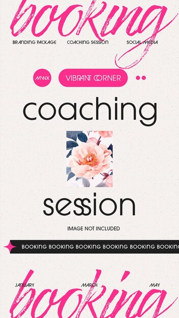 PSD Coaching Session Design for Social Media and Instagram Story Template