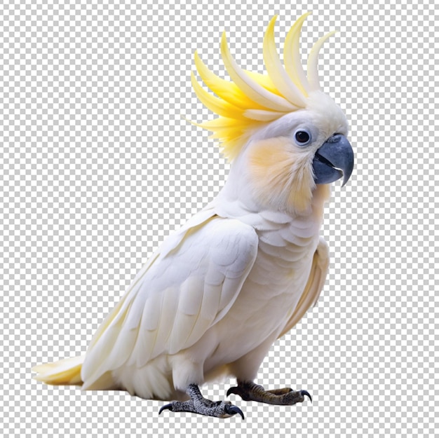 PSD of cockatoo on transparent background