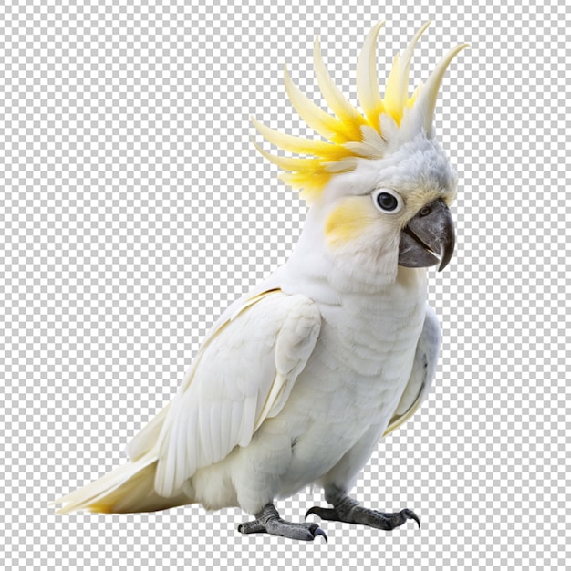 PSD of cockatoo on transparent background