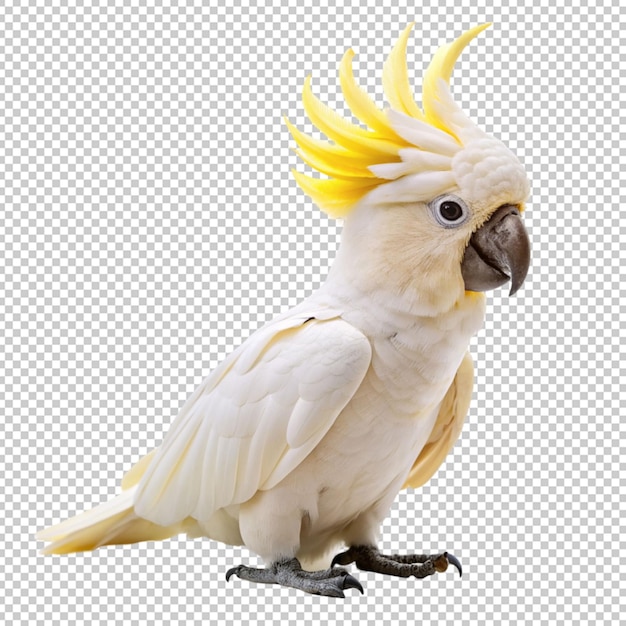 PSD of cockatoo on transparent background