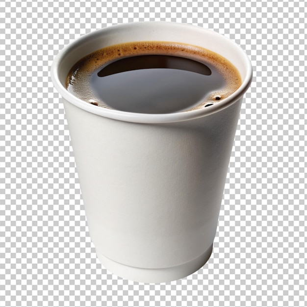 PSD of a coffee cup on transparent background