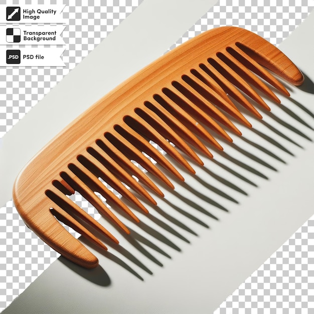 PSD comb on transparent background with editable mask layer