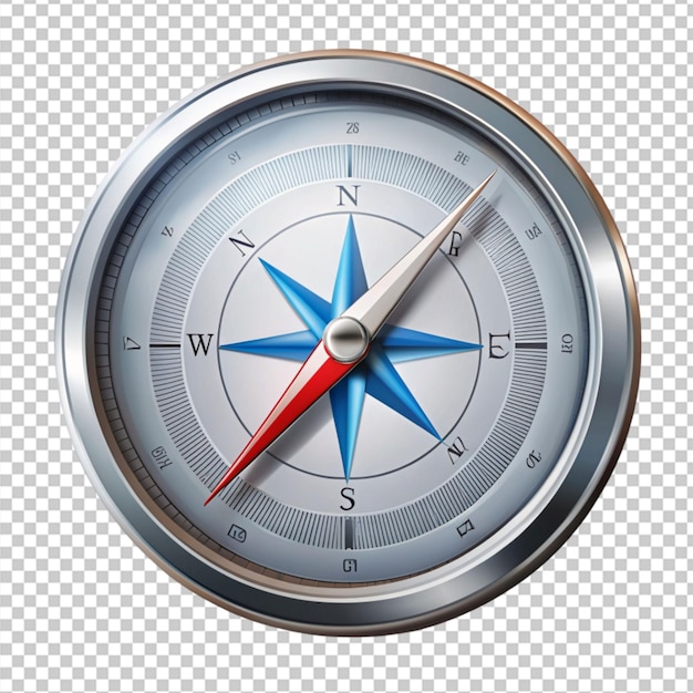 PSD psd of a compass icon on transparent background