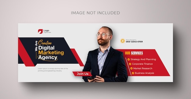 PSD psd corporate digital marketing agency facebook cover business facebook cover