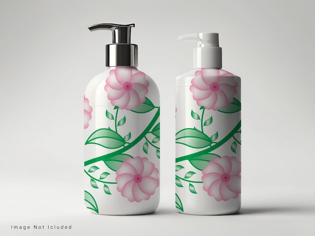 PSD cosmetic bottle mockup