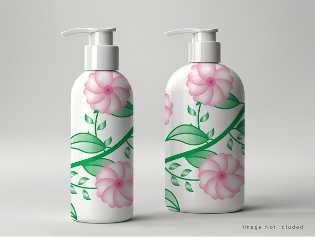 PSD psd cosmetic bottle mockup