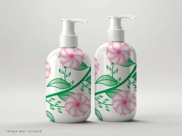 PSD psd cosmetic bottle mockup