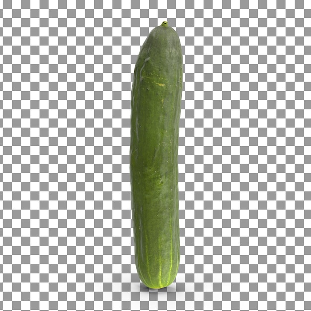 PSD Cucumber salad on isolated and transparent background