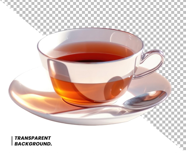 PSD Cup of tea isolated