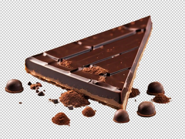 PSD psd dark chocolate png on a transparent background