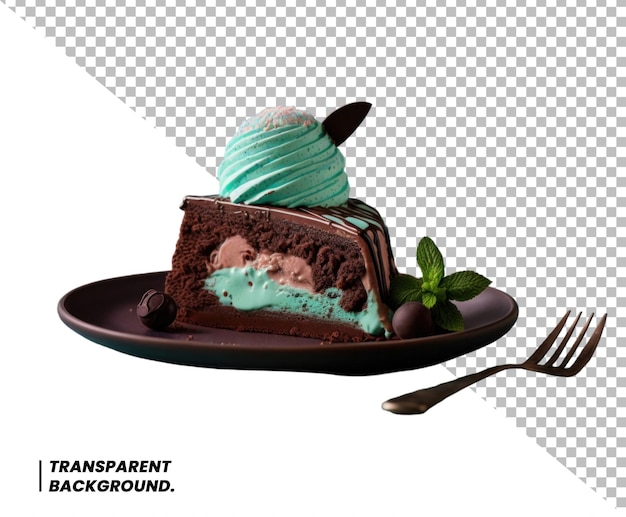 PSD psd delicious cake isolated