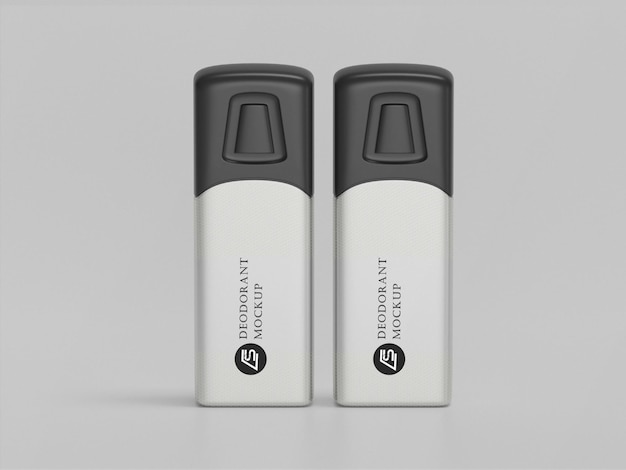 PSD deodorant perfume bottle mockups