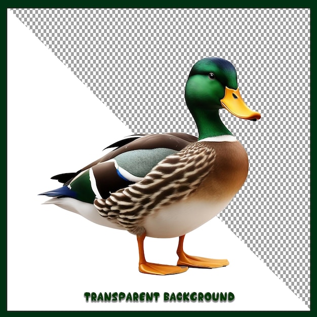 PSD duck transparent background