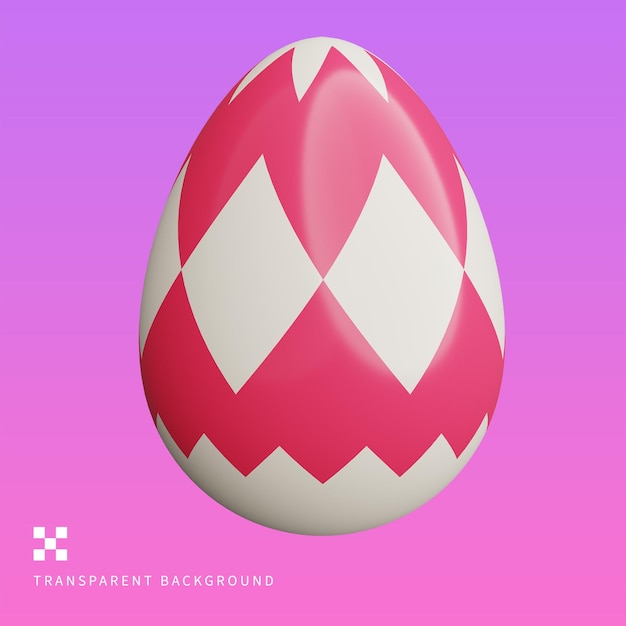 PSD psd easter egg 3d illustration