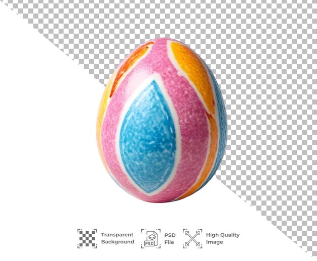 PSD psd easter egg isolated on transparent background