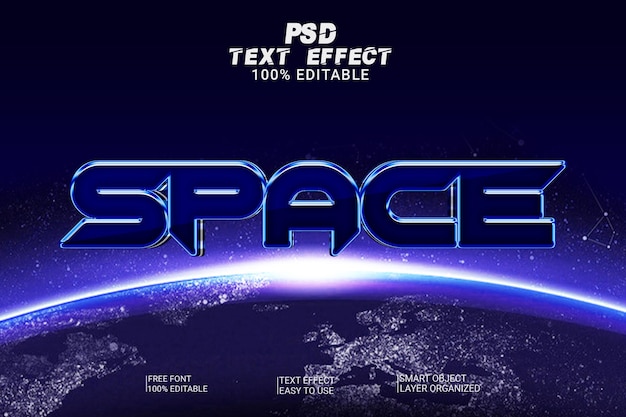 PSD Editable Text Style 3D Effect