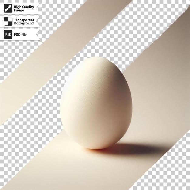 PSD egg isolated on transparent background