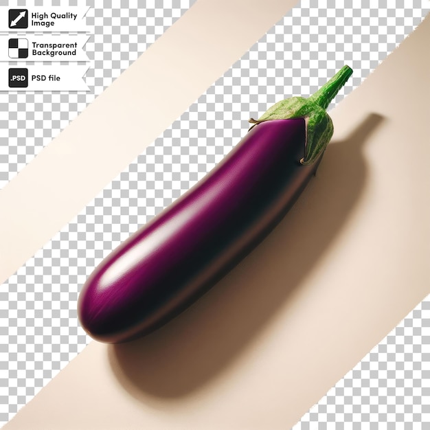 PSD eggplants on transparent background