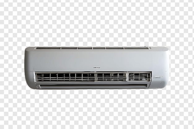 PSD energy efficient air conditioner on transparent background