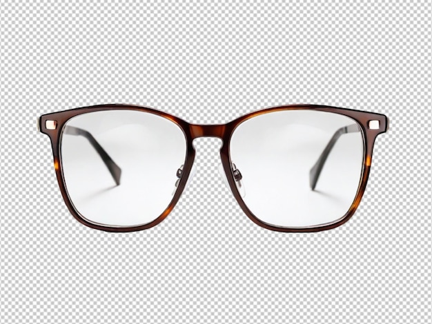 psd of a eye glasses on transparent background