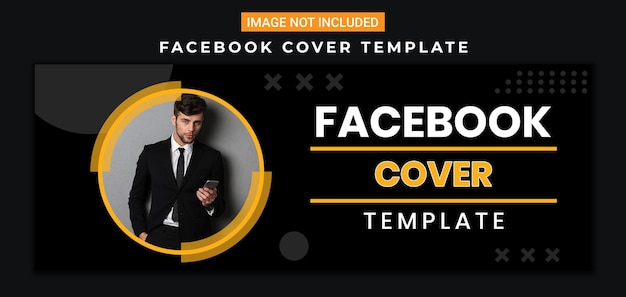 PSD psd facebook cover template modern and creative fully editable