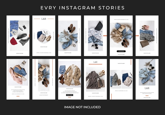 PSD Fashion Evry Instagram Story Template