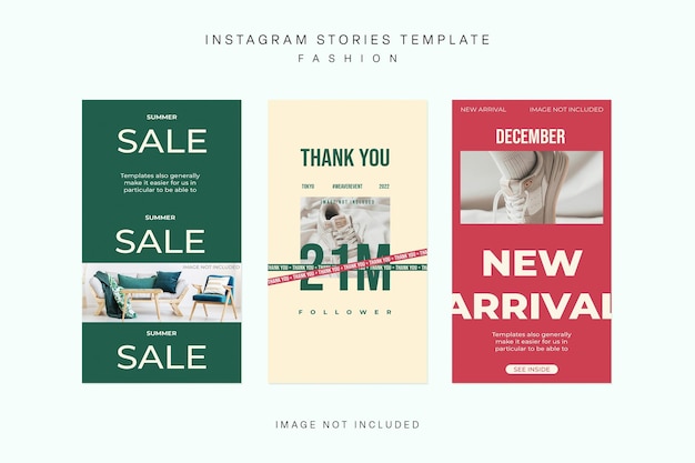 PSD psd fashion sale pack collection instagram stories template