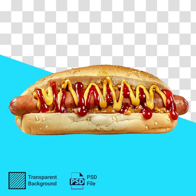 PSD Fast Food isolated on transparent background