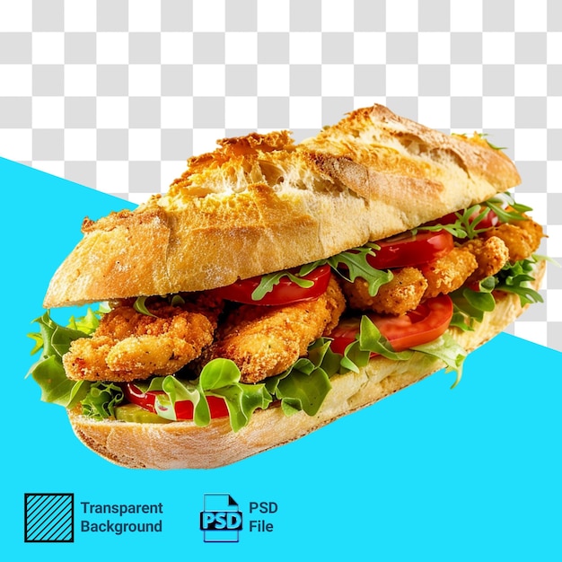 PSD Fast Food isolated on transparent background