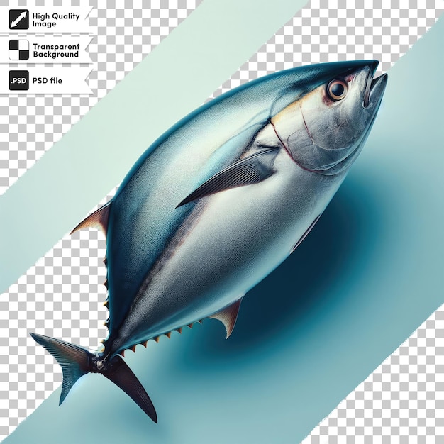 PSD fish isolated on transparent background