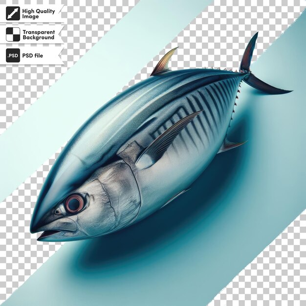 PSD fish isolated on transparent background