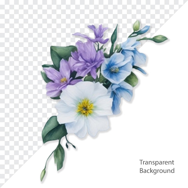 psd flower transparent background png