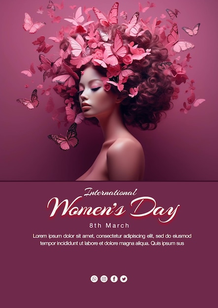 PSD psd flyer for international womens day