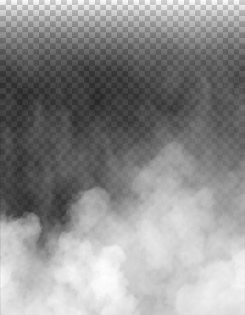 PSD psd fog or smoke isolated transparent background white cloudiness mist smog dust vapor png