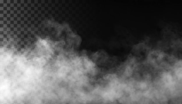 PSD psd fog or smoke isolated transparent background white cloudiness mist smog dust vapor png