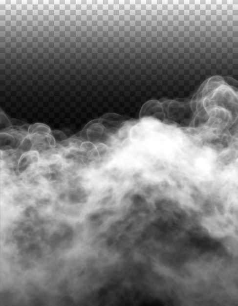 PSD psd fog or smoke isolated transparent background white cloudiness mist smog dust vapor png