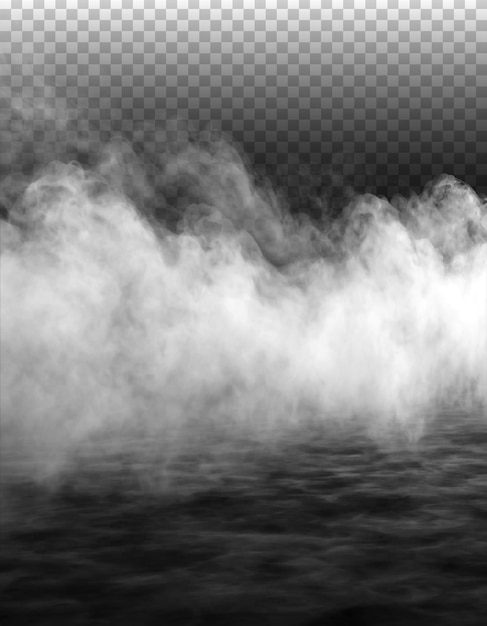 PSD psd fog or smoke isolated transparent background white cloudiness mist smog dust vapor png