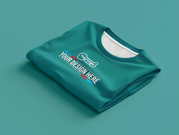 PSD Folded tshirt mockup