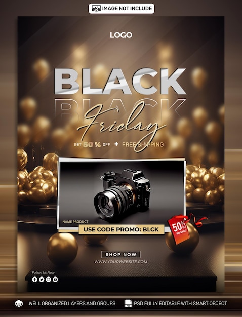 PSD free psd Black Friday Poster social media amp Banner Tamplates