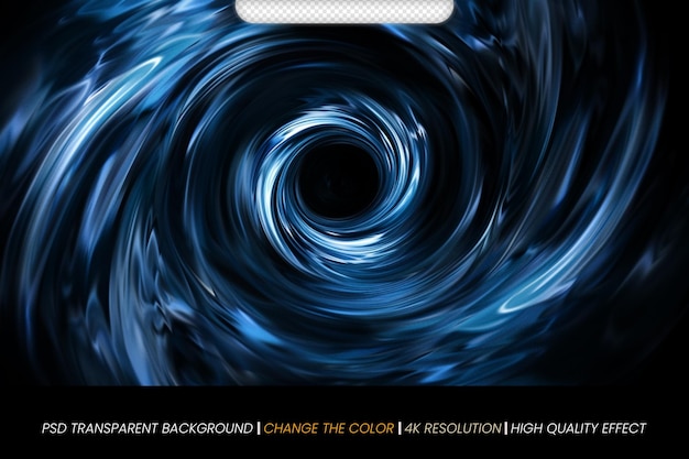 PSD Fresh clean swirling circle Air flow Blue vortex background