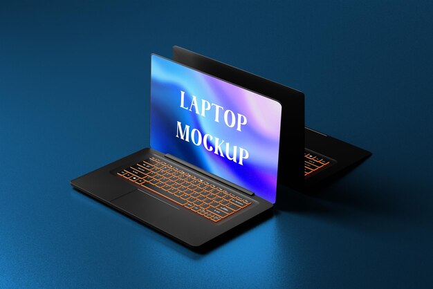 PSD Gaming Laptop mockup