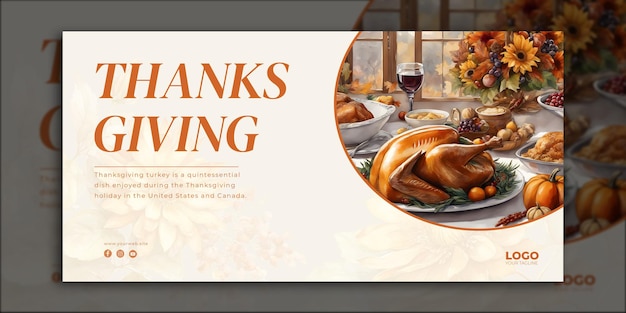 PSD Give Thanks Poster