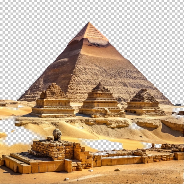 PSD of Giza Egypt on transparent background