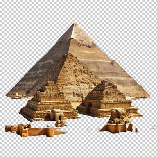 PSD of Giza Egypt on transparent background